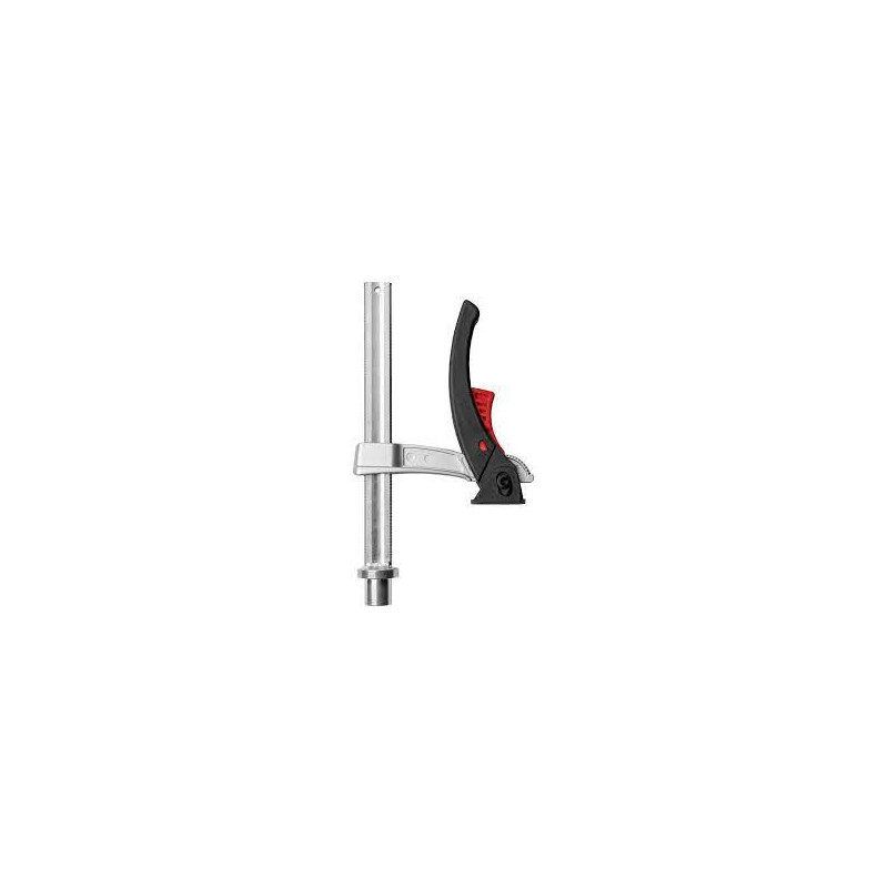bloccaggio rapido asta di spinta bessey per tavoli 80mm/argento/nero