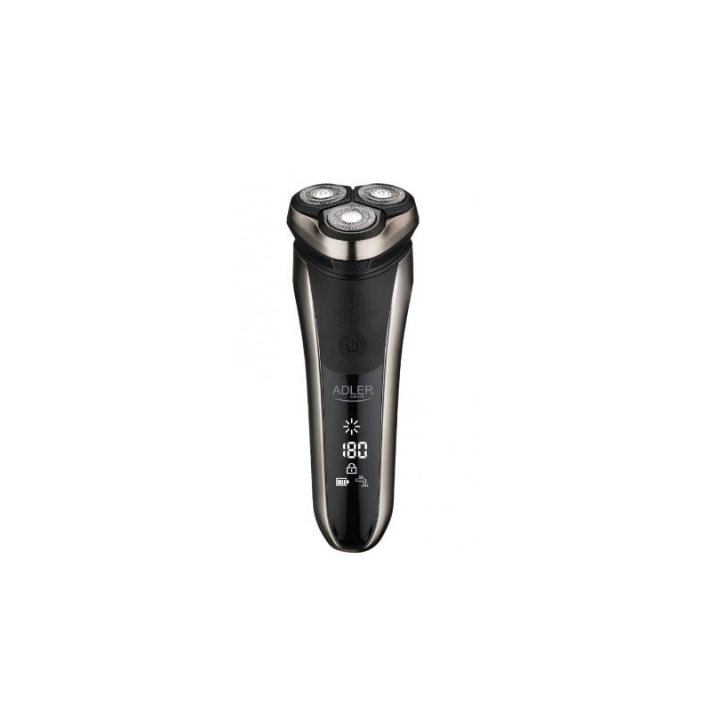 rasoio elettrico adler ad 2933 180min/2000mah nero [ad 2933]