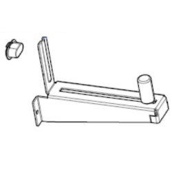Accessorio zebra zt410 1 core media hanger [p1058930-086]