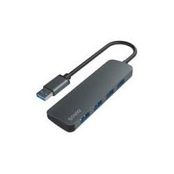 hub usb savio ak-053 hub usb-a 3.1 gen1 4 porte grigio [nusaous4psak053]