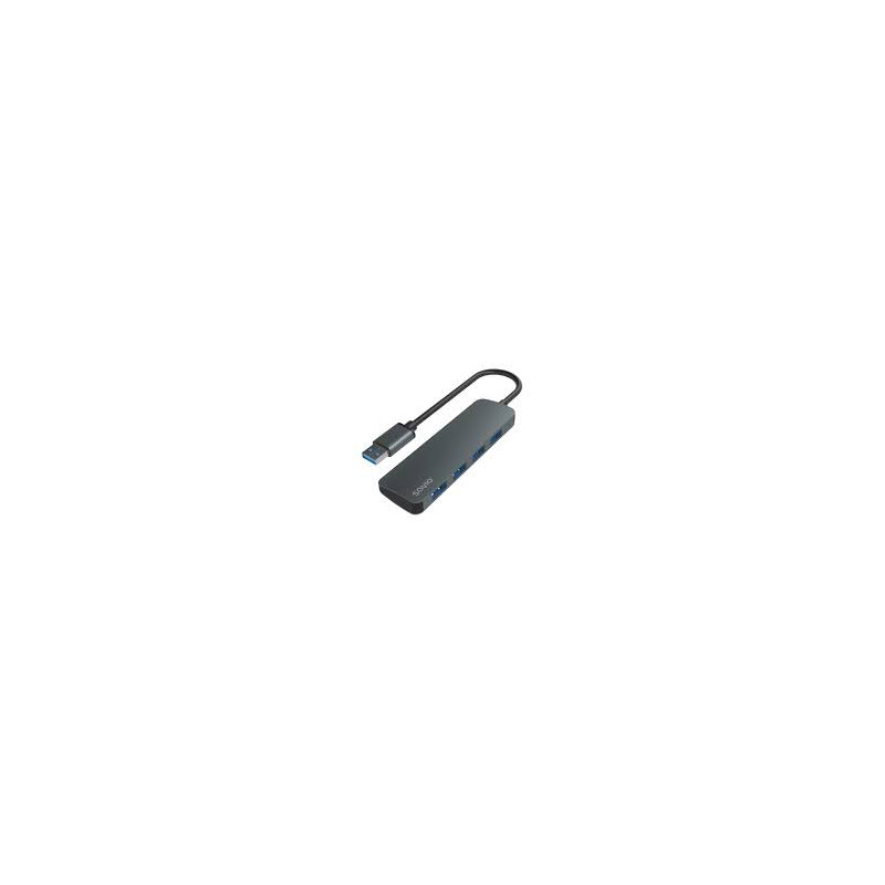 hub usb savio ak-053 hub usb-a 3.1 gen1 4 porte grigio [nusaous4psak053]