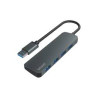 hub usb savio ak-053 hub usb-a 3.1 gen1 4 porte grigio [nusaous4psak053]