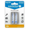 batteria ricaricabile everactive r6/aa 2000mah blister2 4pz [azeacua60000004]