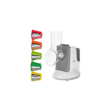 affettaverdure adler ad 4815 150w argento/grigio [hkadlukad481500]