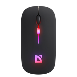 mouse defender mm-997 touch senza fili ottico 1600dpi rgb nero