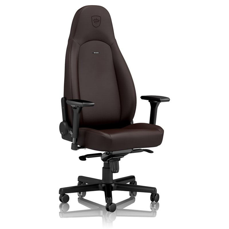 sedia da gioco noblechairs icon edizione java marrone caffe'
