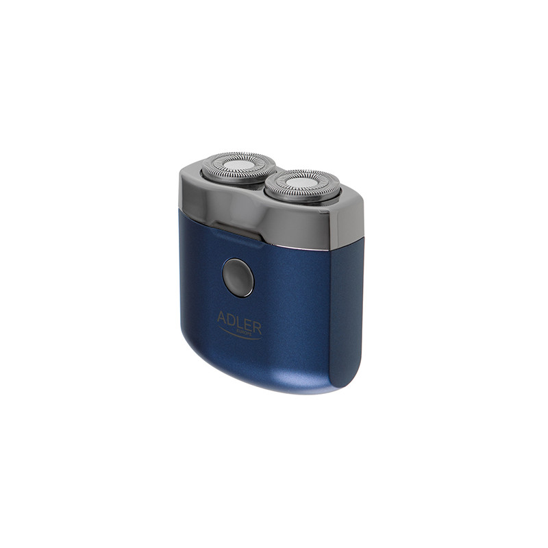 rasoio adler ad 2937 da viaggio batteria 250mah blu