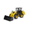 modellino bruder 02485 pala gommata articolata compatta cat giallo