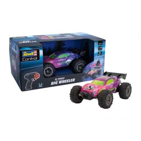 veicolo telecomandato revell 24673 rc car big wheeler 1/18 2.4ghz