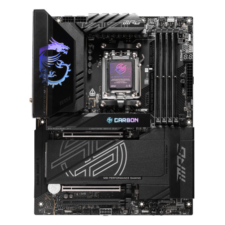 scheda madre amd msi carbon wifi mpg x870e am5 atx 4x ddr5 nero [7e49-001r]
