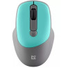 mouse defender feam mm-296 rf senza fili ottico 1600dpi menta