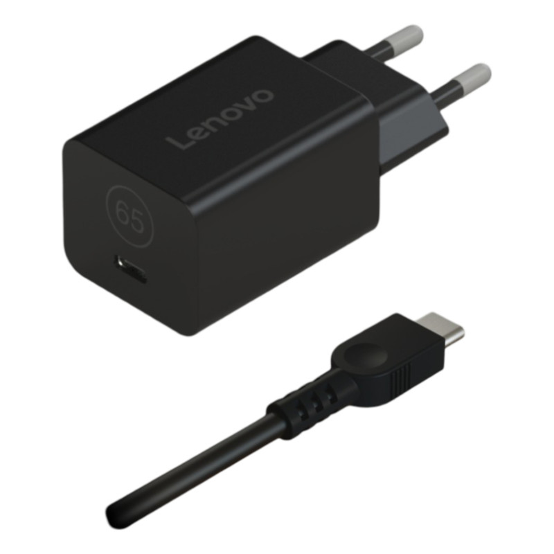 alimentatore da rete lenovo 40awgn65eu gan nano 65w nero [azlenfnztkhw00025]