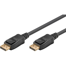 cavo goobay displayport/displayport m/m 3m nero [74749]