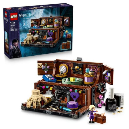 set da costruzione lego wednesday l'appartamento della cosa multicolore