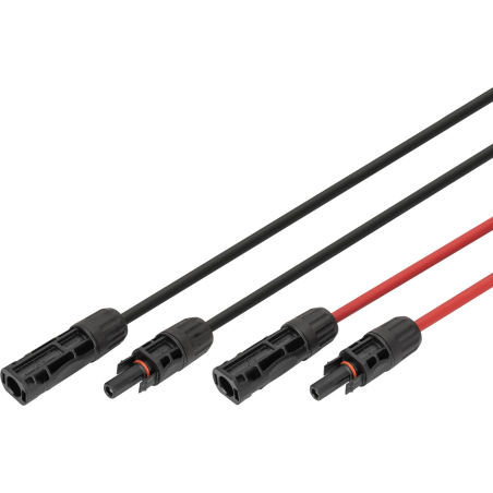 prolunga cavo solare digitus spina/presa mc4 fv 1500v 2x10m rosso/nero