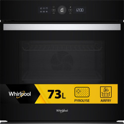 forno elettrico whirlpool woi4s8pm0sbxa pirolitico 73l 0.65kwh 59.5cm