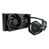 dissipatore cpu a liquido cooler master 240 atmos stealth 2x120mm