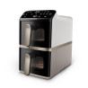friggitrice ad aria philips ovi doppio cestello sovrapposto 10l 2750w