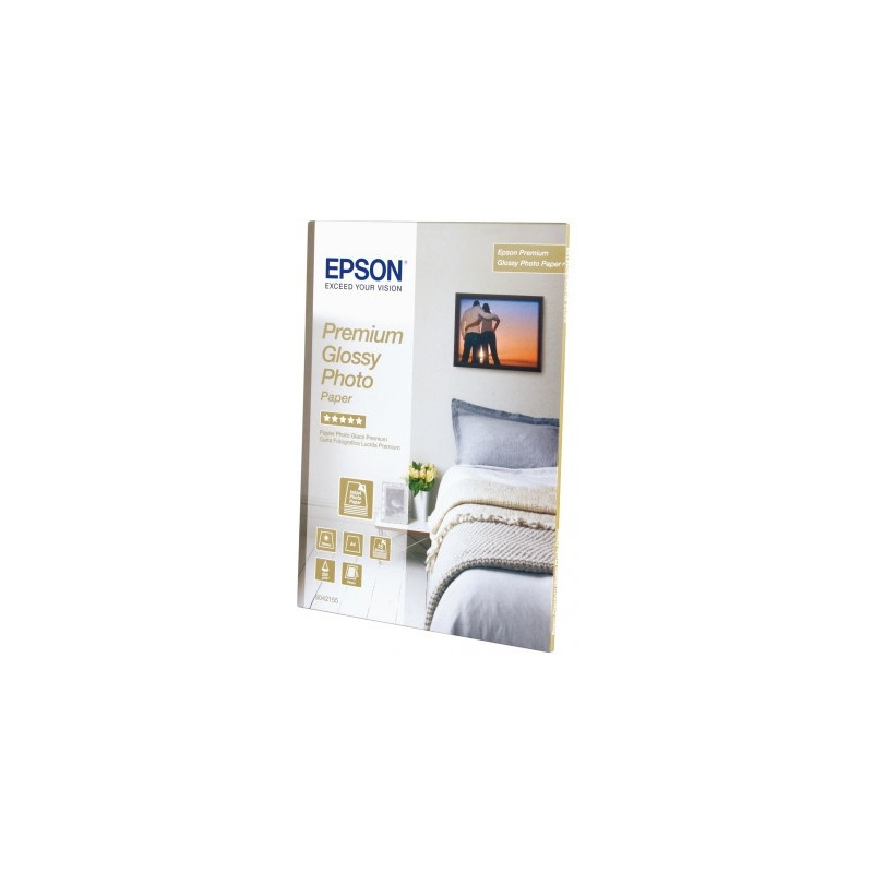 carta fotografica epson 15 fogli premium best 255gr 210x297mm a4