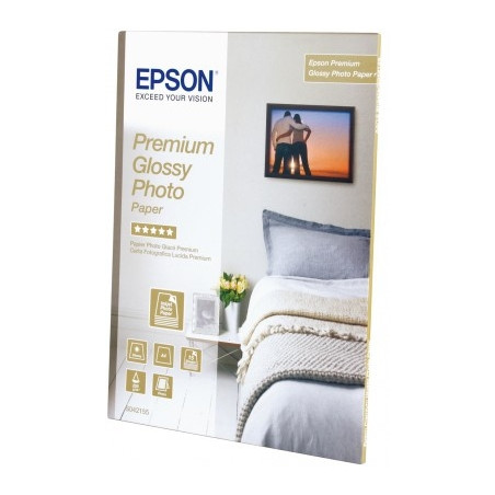 carta fotografica epson 15 fogli premium best 255gr 210x297mm a4