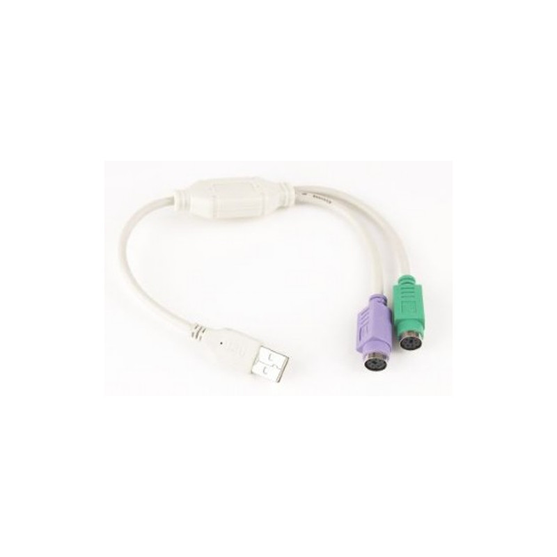 cavo usb gembird a ps/2 bianco [uaps12]