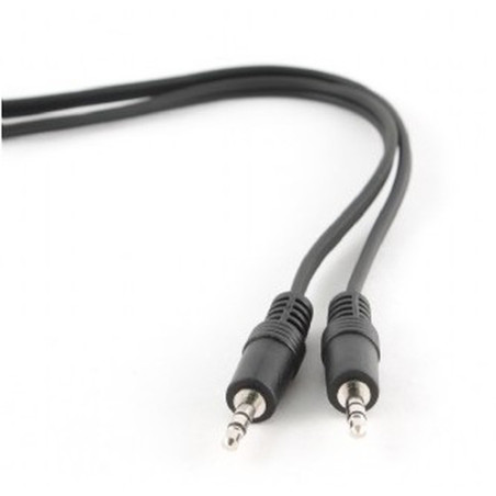 cavo audio gembird jack 3.5mm/3.5mm m/m 1.2m nero [cca-404]