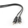 cavo audio gembird jack 3.5mm/3.5mm m/m 1.2m nero [cca-404]
