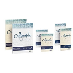 Carta favini calligraphy millerighe 50 fogli a4 200gr 01 bianco [a690324]
