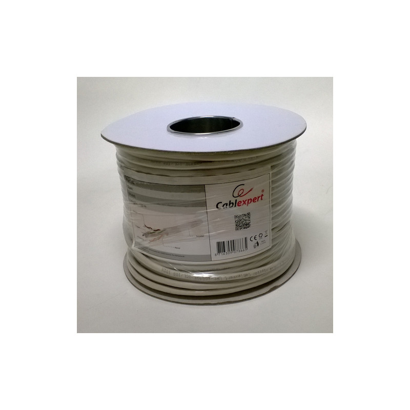 cavo di rete in matassa gembird cat6 utp cat6 u/utp (utp) 100m grigio