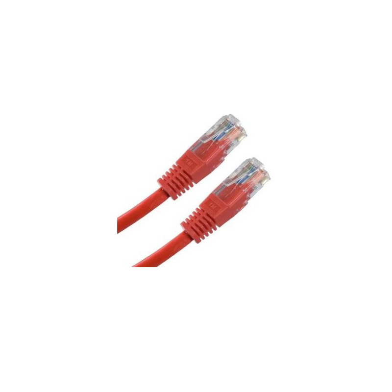 cavo di rete gembird pp12-5m/r 5m rosso