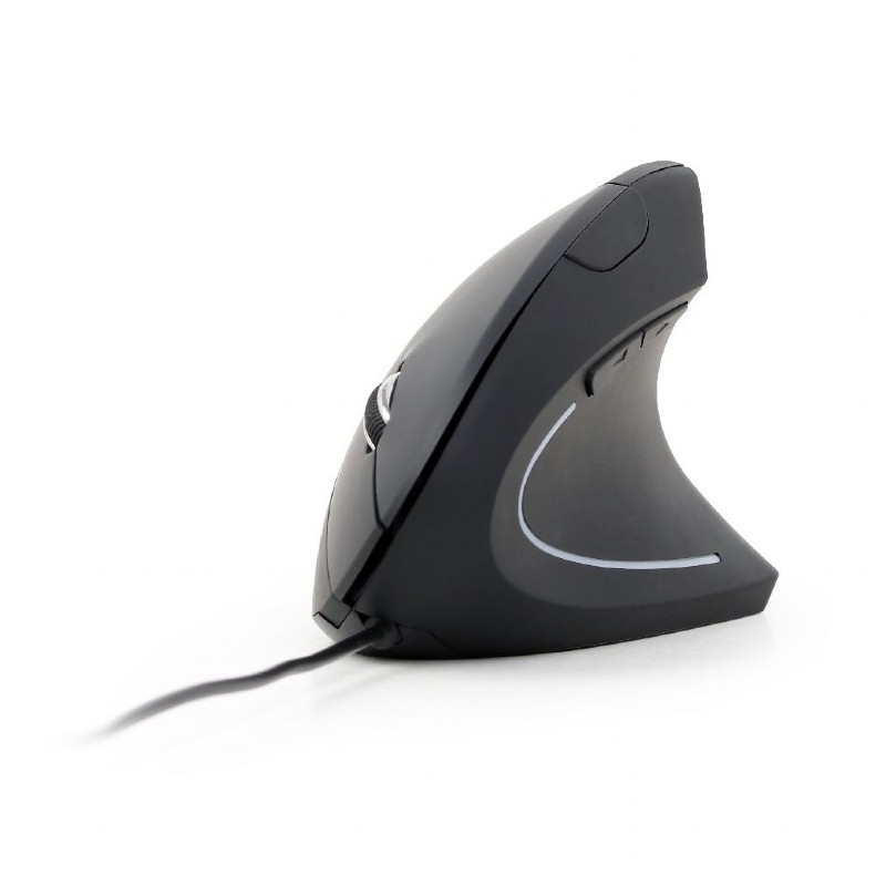 mouse gembird mus-ergo-01 ottico ed ergonomico usb nero
