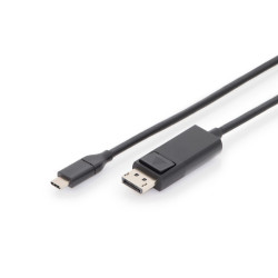 cavo digitus usb type-c , type-c a displayport m/m [ak-300333-020-s]