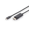 cavo digitus usb type-c , type-c a displayport m/m [ak-300333-020-s]