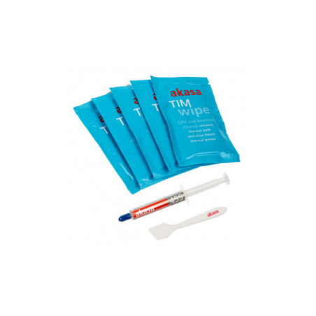 pasta termica akasa tim piu' salviette kit di pulizia [ak-tcw-03]