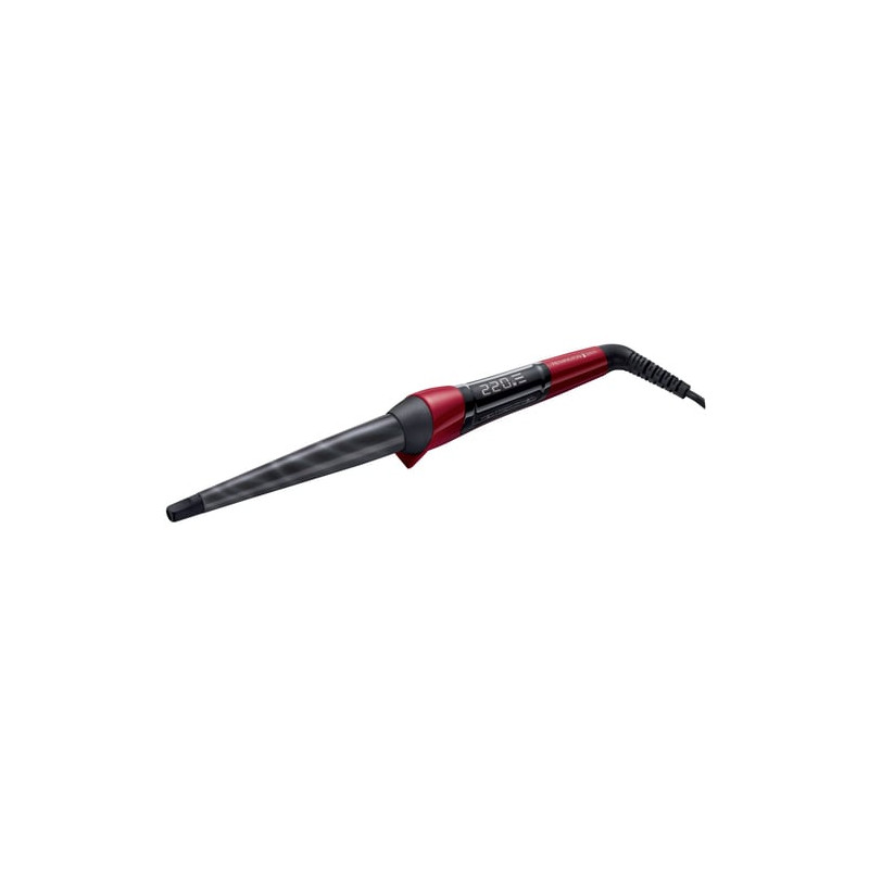 Ferro arricciacapelli ci96w1 silk - nero, rosso - remington