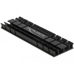 dissipatore delock 18285 m.2 nero