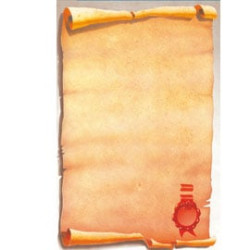 Carta effetto pergamena decadry 25 fogli a4 80gr [t036634]