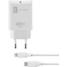 alimentatore da rete cellularline usb-c 20w