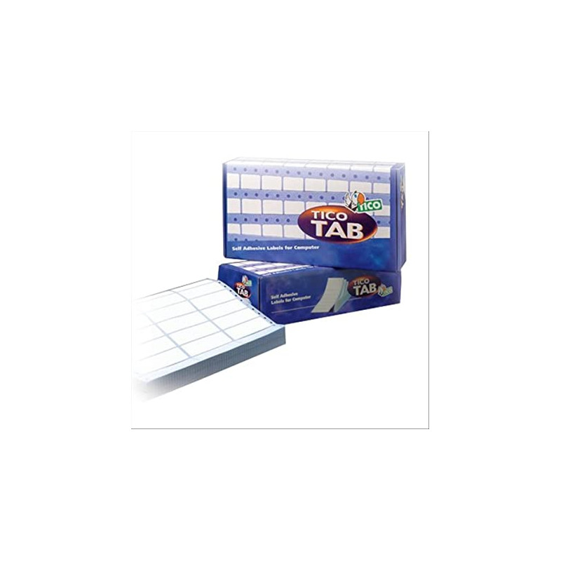 etichette a modulo consumabili tico continuo tico 127x48.9 corsia
