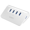 hub usb aukey cb-h5 aluminio tipo-a - 4in1 - 4xusb
