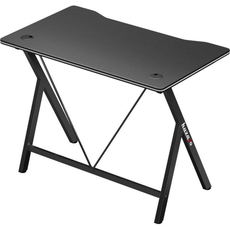 scrivania da gioco huzaro hero 1.4 nero [hz-hero 1.4 black]