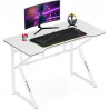 scrivania da gioco huzaro hero 1.6 bianco [hz-hero 1.6 white]