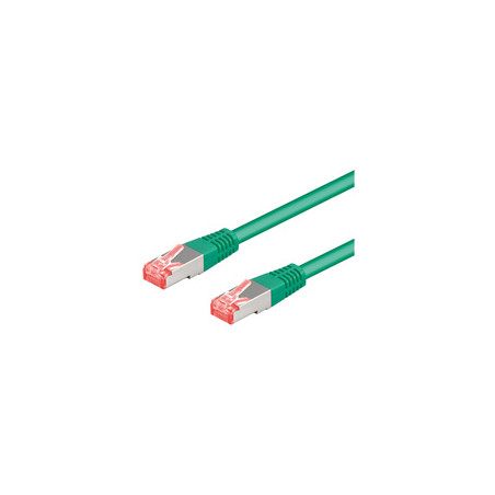 Cavo di rete goobay rj45 s/ftp cat6a 2.00m verde [93742]