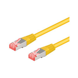 Cavo di rete goobay rj45 s/ftp cat6a 5.00m giallo [93814]