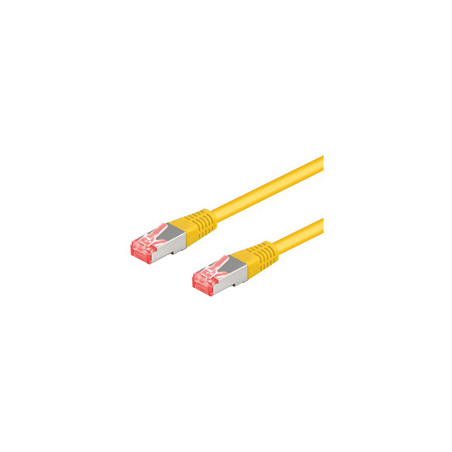Cavo di rete goobay rj45 s/ftp cat6a 5.00m giallo [93814]