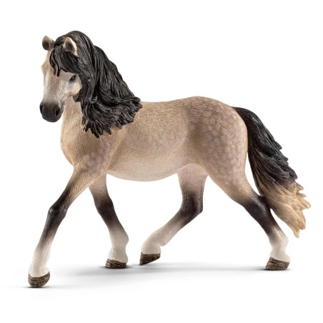 figurina schleich horse club cavalla andalusa beige/marrone [13793]