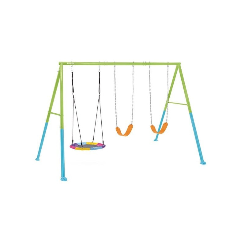 altalena intex 2 attrezzature per bambini max 100kg multicolore