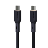cavo aukey in silicone usb-c/c 1m 240w nero [akaukkucbscc241]