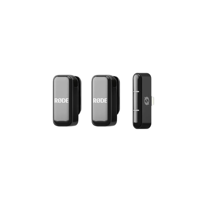sistema microfonico rode wireless micro lightning nero [wirlessmiclight]
