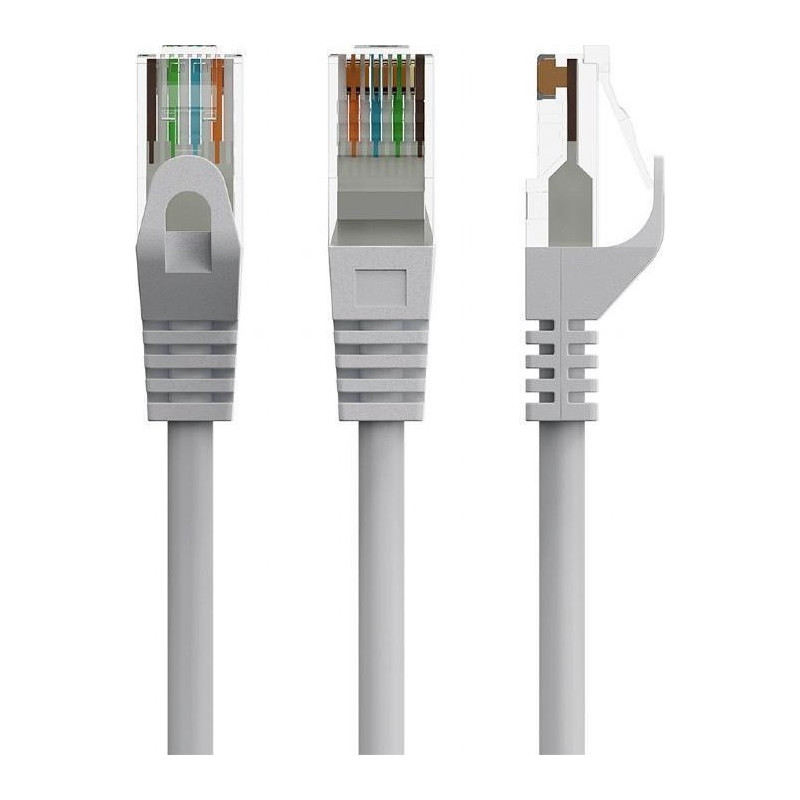 cavo di rete gembird patchcord cat 6 u/utp 0.5m grigio [akgemksp6ucu002]